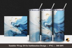 3D Marble Tumbler Wrap Sublimation Design 1 Product Image 1