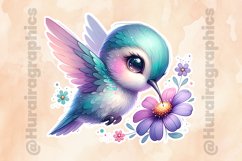 Humming Bird|Printable Animal Sticker Product Image 2