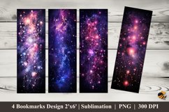 Abstract Glitter Stars Bookmarks Sublimation Design Product Image 1