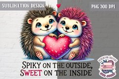 Valentine Love Animals Cute Quote Sublimation Design PNG Product Image 1