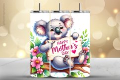 Koala Tumbler Wrap| Tumbler Sublimation Wrap Product Image 1