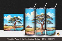 Majestic Vistas Tumbler Wrap Sublimation Design 1 Product Image 1