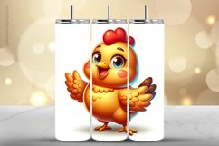Hen Tumbler Wrap| Tumbler Sublimation Wrap Product Image 1