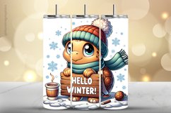 Turtle Tumbler Wrap| Tumbler Sublimation Wrap Product Image 1