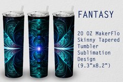 Tumbler Tapered 20 OZ Sublimation Fantasy Wrap Design Product Image 1