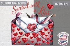 St Valentine’s Coquette Bow PNG Holidays Funny Watercolor Product Image 1