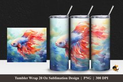 Betta Abstract Wrap Sublimation Design 1 Product Image 1