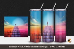 Go Success Tumbler Wrap Sublimation Design 1 Product Image 1