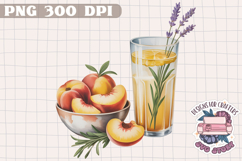Summer Vintage Market Bundle 22 PNG Sublimation Watercolor Product Image 25