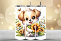 Dog Tumbler Wrap| Tumbler Sublimation Wrap Product Image 1