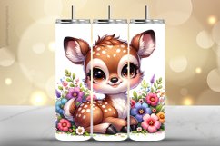 Deer Tumbler Wrap| Tumbler Sublimation Wrap Product Image 1