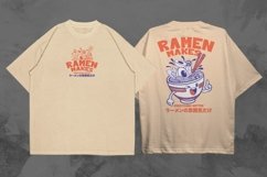Vintage Ramen T-shirt Design Bundle Product Image 2