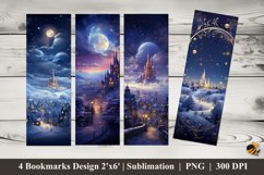 Dream Palace Bookmarks Sublimation Design Product Image 1