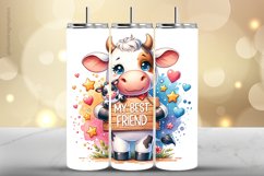 Cow Tumbler Wrap| Tumbler Sublimation Wrap Product Image 1