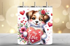 Dog Tumbler Wrap| Tumbler Sublimation Wrap Product Image 1