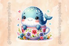 Whale|Printable Animal Sticker Product Image 2