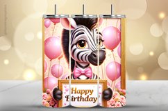 Zebra Tumbler Wrap| Tumbler Sublimation Wrap Product Image 1