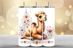 Camel Tumbler Wrap| Tumbler Sublimation Wrap Product Image 1