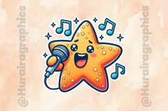 Star Fish|Printable Animal Sticker Product Image 2