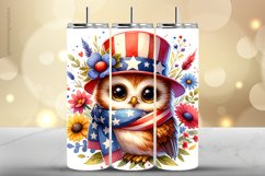 Owl Tumbler Wrap| Tumbler Sublimation Wrap Product Image 1