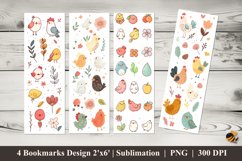 Cute Doodle Bookmarks Sublimation Design Product Image 1