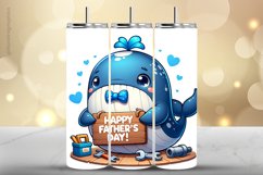 Whale Tumbler Wrap| Tumbler Sublimation Wrap Product Image 1