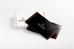 Modern Black &amp; White Business Card Template Product Image 3
