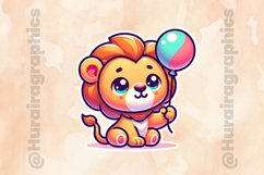 Lion|Printable Animal Sticker Product Image 2