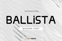 Ballista Modern Font Product Image 1