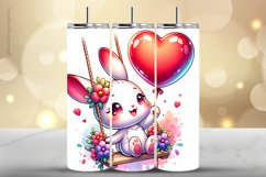 Rabbit Tumbler Wrap| Tumbler Sublimation Wrap Product Image 1