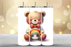 Bear Tumbler Wrap| Tumbler Sublimation Wrap Product Image 1