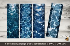 Water Surface Bookmarks Sublimation Design Product Image 1
