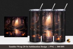 Darkness Light Tumbler Wrap Sublimation Design 1 Product Image 1