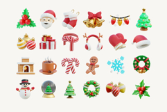 Christmas 3D Icon Set Product Image 2