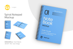 Spiral Notepad Mockup Set Product Image 1