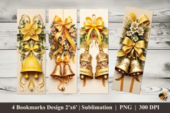 Bells of Happiness Bookmarks Sublimation Design Product Image 1