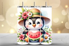 Penguin Tumbler Wrap| Tumbler Sublimation Wrap Product Image 1