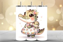 Crocodile Tumbler Wrap| Tumbler Sublimation Wrap Product Image 1