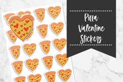 Pizza Valentine's Stickers Product Image 1