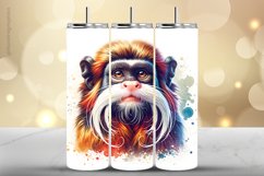 Monkey Tumbler Wrap| Tumbler Sublimation Wrap Product Image 1