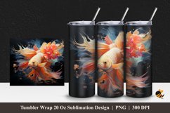 Beta Charm Tumbler Wrap Sublimation Design 1 Product Image 1