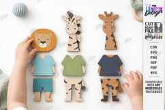 Animal Puzzle Laser Cut | Kids Puzzle Game SVG | Kids Laser Product Image 1