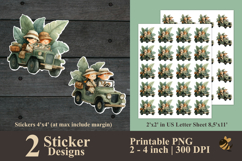 Safari Trip Sticker Designs PNG Product Image 1