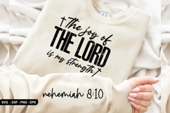 The Joy Of The Lord Is - Christian Sleeve T-Shirt Design Product Image 2