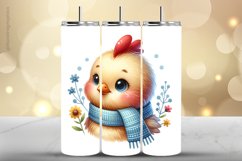 Hen Tumbler Wrap| Tumbler Sublimation Wrap Product Image 1