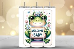 Frog Tumbler Wrap| Tumbler Sublimation Wrap Product Image 1