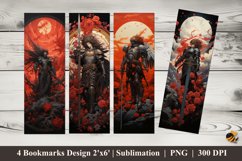 Fighter Bookmarks Sublimation Design Product Image 1