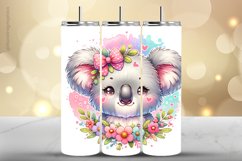 Koala Tumbler Wrap| Tumbler Sublimation Wrap Product Image 1