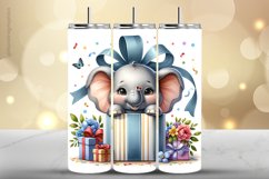 Elephant Tumbler Wrap| Tumbler Sublimation Wrap Product Image 1