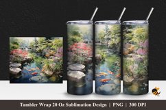 Reflections of Nature Tumbler Wrap Sublimation Design 1 Product Image 1